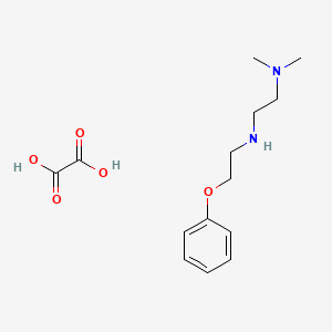 molecular formula C14H22N2O5 B4162918 N',N'-dimethyl-N-(2-phenoxyethyl)ethane-1,2-diamine;oxalic acid 