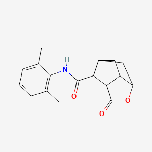 molecular formula C17H19NO3 B4162933 N-(2,6-dimethylphenyl)-2-oxohexahydro-2H-3,5-methanocyclopenta[b]furan-7-carboxamide 