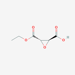 molecular formula C6H8O5 B041630 (2S,3S)-3-(ethoxycarbonyl)oxirane-2-carboxylic acid CAS No. 89886-73-7