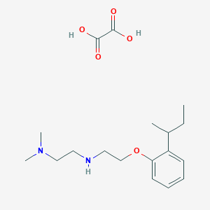 molecular formula C18H30N2O5 B4163242 N-[2-(2-butan-2-ylphenoxy)ethyl]-N',N'-dimethylethane-1,2-diamine;oxalic acid 