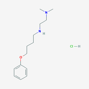 molecular formula C14H25ClN2O B4163433 N',N'-dimethyl-N-(4-phenoxybutyl)ethane-1,2-diamine;hydrochloride 