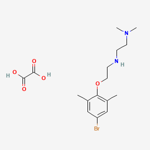 molecular formula C16H25BrN2O5 B4163622 N-[2-(4-bromo-2,6-dimethylphenoxy)ethyl]-N',N'-dimethylethane-1,2-diamine;oxalic acid 