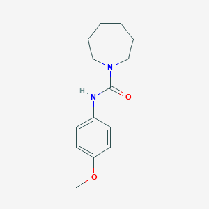molecular formula C14H20N2O2 B4163749 N-(4-methoxyphenyl)azepane-1-carboxamide 