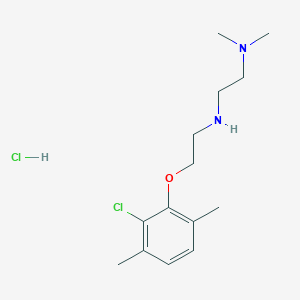 molecular formula C14H24Cl2N2O B4163844 N-[2-(2-chloro-3,6-dimethylphenoxy)ethyl]-N',N'-dimethylethane-1,2-diamine;hydrochloride 