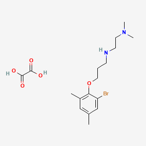 molecular formula C17H27BrN2O5 B4164050 N-[3-(2-bromo-4,6-dimethylphenoxy)propyl]-N',N'-dimethylethane-1,2-diamine;oxalic acid 