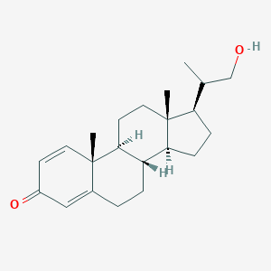 molecular formula C22H32O2 B041641 21-Hydroxy-20-methylpregna-1,4-dien-3-one CAS No. 35525-27-0