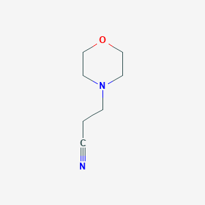 molecular formula C7H12N2O B041642 4-Morpholinepropanenitrile CAS No. 4542-47-6