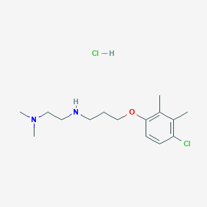 molecular formula C15H26Cl2N2O B4164253 N-[3-(4-chloro-2,3-dimethylphenoxy)propyl]-N',N'-dimethylethane-1,2-diamine;hydrochloride 