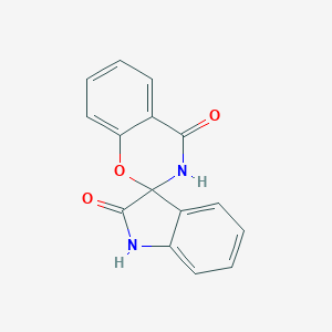 molecular formula C15H10N2O3 B416437 spiro[1H-indole-3,2'-3H-1,3-benzoxazine]-2,4'-dione CAS No. 304644-54-0