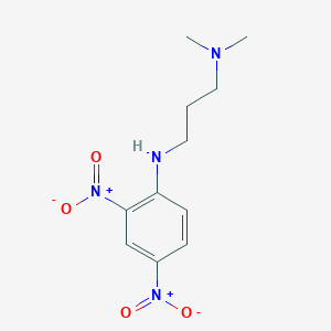 molecular formula C11H16N4O4 B416456 N1-(2,4-dinitrophenyl)-N3,N3-dimethylpropane-1,3-diamine 