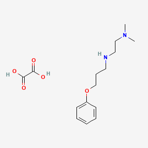 molecular formula C15H24N2O5 B4164569 N',N'-dimethyl-N-(3-phenoxypropyl)ethane-1,2-diamine;oxalic acid 