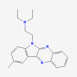 molecular formula C21H24N4 B4164815 Diethyl(2-{9-methyl-6H-indolo[2,3-B]quinoxalin-6-YL}ethyl)amine 