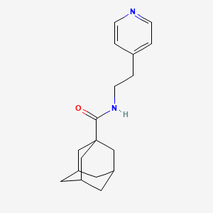 molecular formula C18H24N2O B4165444 N-[2-(PYRIDIN-4-YL)ETHYL]ADAMANTANE-1-CARBOXAMIDE 