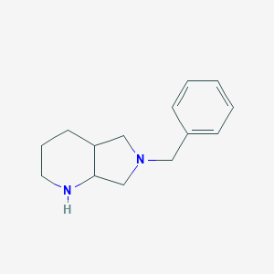 molecular formula C14H20N2 B041655 6-Benzyloctahydro-1H-pyrrolo[3,4-B]pyridine CAS No. 128740-14-7