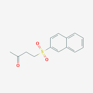 molecular formula C14H14O3S B416568 4-naphthalen-2-ylsulfonylbutan-2-one 