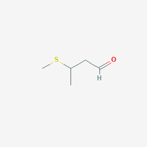 molecular formula C5H10OS B041657 3-(甲硫基)丁醛 CAS No. 16630-52-7