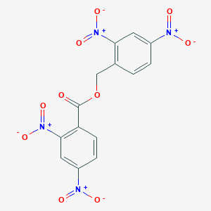 molecular formula C14H8N4O10 B416609 (2,4-Dinitrophenyl)methyl 2,4-dinitrobenzoate 
