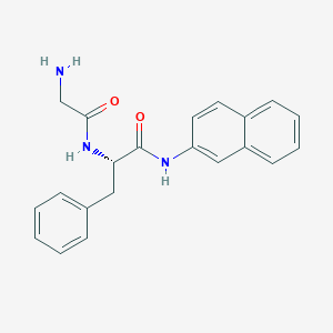 molecular formula C21H21N3O2 B041663 Glycyl-L-phenylalanine 2-naphthylamide CAS No. 21438-66-4