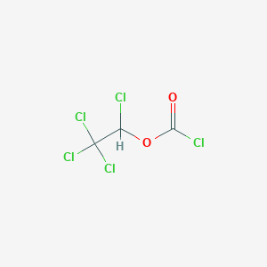 molecular formula C3HCl5O2 B041671 1,2,2,2-Tetrachloroethyl carbonochloridate CAS No. 98015-53-3