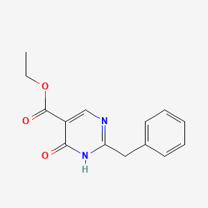 molecular formula C14H14N2O3 B4167605 ethyl 2-benzyl-6-oxo-1H-pyrimidine-5-carboxylate 