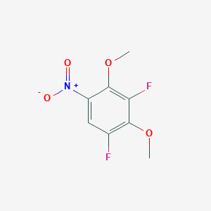 molecular formula C8H7F2NO4 B041686 1,3-二氟-2,4-二甲氧基-5-硝基苯 CAS No. 195136-63-1