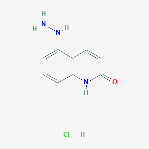 molecular formula C9H10ClN3O B041695 5-Hydrazinylquinolin-2-ol hydrochloride CAS No. 372078-45-0