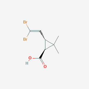molecular formula C8H10Br2O2 B041699 (1S-trans)-Decamethrinic Acid CAS No. 74560-76-2