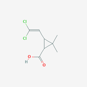 molecular formula C8H10Cl2O2 B041701 3-(2,2-Dichlorovinyl)-2,2-dimethylcyclopropanecarboxylic acid CAS No. 55701-05-8