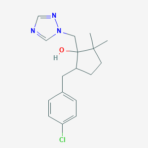 molecular formula C₁₇H₁₆D₆ClN₃O B041703 Metconazole CAS No. 125116-23-6