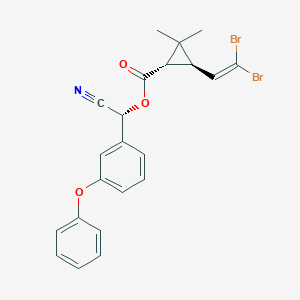 molecular formula C22H19Br2NO3 B041713 1S,3R,alphaR-Deltamethrin CAS No. 106454-65-3