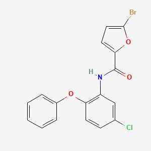 molecular formula C17H11BrClNO3 B4172210 5-bromo-N-(5-chloro-2-phenoxyphenyl)furan-2-carboxamide 