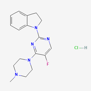 molecular formula C17H21ClFN5 B4172211 C17H21ClFN5 