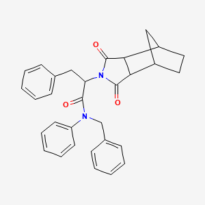 molecular formula C31H30N2O3 B4172264 N-benzyl-2-(1,3-dioxooctahydro-2H-4,7-methanoisoindol-2-yl)-N,3-diphenylpropanamide 