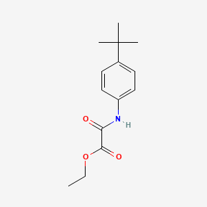 molecular formula C14H19NO3 B4172543 ETHYL [(4-TERT-BUTYLPHENYL)CARBAMOYL]FORMATE 