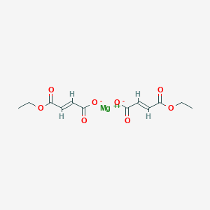 molecular formula C12H14MgO8 B041730 Magnesium monoethylfumarate CAS No. 83918-60-9