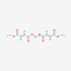 molecular formula C6H8O4Zn B041731 zinc;(E)-4-ethoxy-4-oxobut-2-enoate CAS No. 62008-21-3