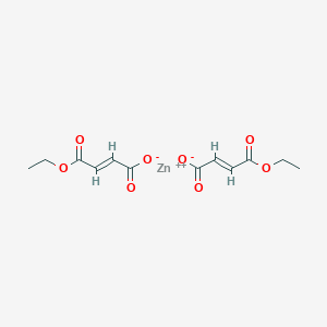 molecular formula C₁₂H₁₄O₈Zn B041731 ZINC monoethylfumarate CAS No. 62008-21-3