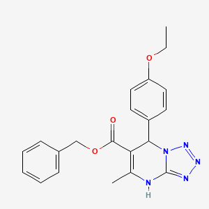 molecular formula C21H21N5O3 B4173785 BENZYL 7-(4-ETHOXYPHENYL)-5-METHYL-4H,7H-[1,2,3,4]TETRAZOLO[1,5-A]PYRIMIDINE-6-CARBOXYLATE 