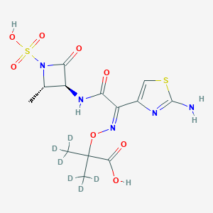 molecular formula C13H17N5O8S2 B041744 Aztreonam-d6 CAS No. 1127452-94-1