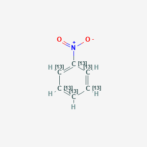 molecular formula C6H5NO2 B041749 Nitrobenzene-13C6 CAS No. 89059-37-0