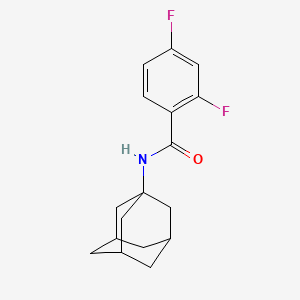 molecular formula C17H19F2NO B4175517 N-(1-adamantyl)-2,4-difluorobenzamide 