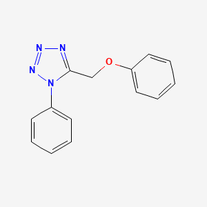molecular formula C14H12N4O B4175964 5-(Phenoxymethyl)-1-phenyltetrazole 