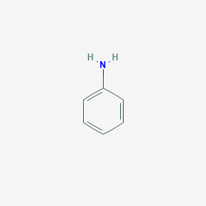 molecular formula C6H7N<br>C6H5NH2<br>C6H7N B041778 苯胺 CAS No. 62-53-3