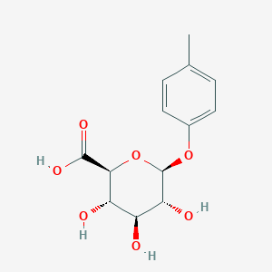 molecular formula C13H16O7 B041782 对甲酚葡萄糖醛酸苷 CAS No. 17680-99-8