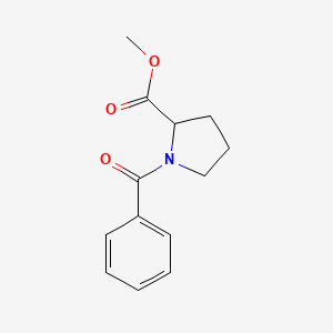 molecular formula C13H15NO3 B4178859 Methyl 1-benzoylpyrrolidine-2-carboxylate CAS No. 5493-38-9
