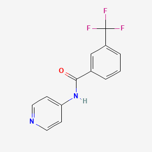 molecular formula C13H9F3N2O B4179388 N-(pyridin-4-yl)-3-(trifluoromethyl)benzamide 