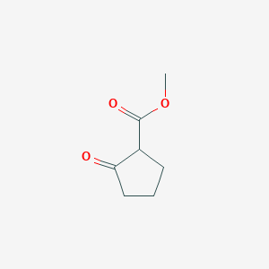 molecular formula C7H10O3 B041794 Methyl 2-oxocyclopentanecarboxylate CAS No. 10472-24-9