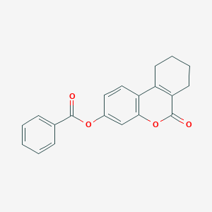 molecular formula C20H16O4 B417983 6-Oxo-7,8,9,10-tetrahydrobenzo[c]chromen-3-yl benzoate CAS No. 328022-19-1