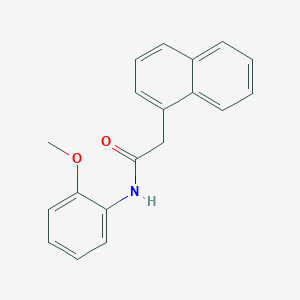 molecular formula C19H17NO2 B417987 N-(2-methoxyphenyl)-2-(1-naphthyl)acetamide 