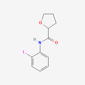 molecular formula C11H12INO2 B4180351 N-(2-iodophenyl)oxolane-2-carboxamide 